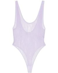 Wardrobe NYC - Lace Tank Bodysuit - Lyst
