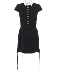 Elisabetta Franchi - Robe Courte À Détail De Laçage - Lyst