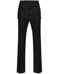 Acne Studios - Pinstripe-Pattern Trousers - Lyst