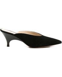 Le Monde Beryl - Petra Suede Heeled Mules - Lyst