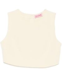Carla G - Vaud Cropped Sleeveless Top - Lyst