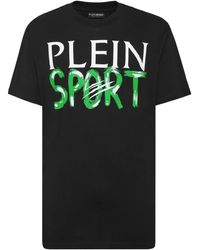 Philipp Plein - Ss Logo-Print Cotton T-Shirt - Lyst
