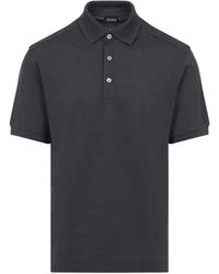 ZEGNA - ショートスリーブ ポロシャツ - Lyst