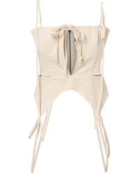 Elena Velez - コルセット トップ - Lyst