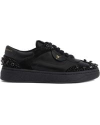 Giuseppe Zanotti - Gz94 Rhinestone-Embroidery Sneakers - Lyst