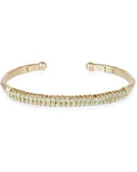 Gas Bijoux - Lyre Pearl-Embellished Bangle Bracelet - Lyst