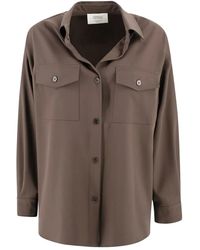 Weekend by Maxmara - Double-Pocket Virgin-Wool Shirt - Lyst