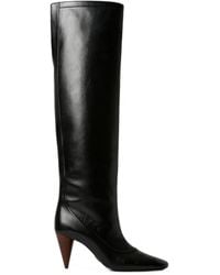 Stella McCartney - Square-Toe Over-The-Knee Boots - Lyst