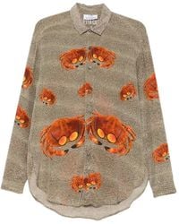 The Artistylist - Crab-Print Shirt - Lyst
