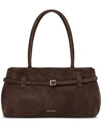 MANU Atelier - Le Cambon East West Suede Shoulder Bag - Lyst