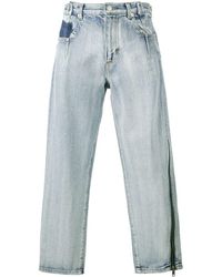 3.1 Phillip Lim Jean à détail zippé - Bleu