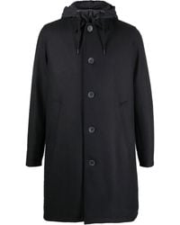 Herno - Long-Sleeve Button-Up Coat - Lyst