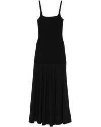 St. Agni - Sheer Circle Hem Maxi Dress - Lyst