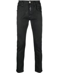Philipp Plein - Skull-Patch Skinny-Cut Jeans - Lyst