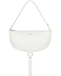 Courreges - Holy Eclipse ハーフムーン レザーショルダーバッグ - Lyst