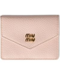 Miu Miu - Kartenetui mit Logo-Schild - Lyst