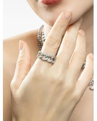 SHAY - Diamond Pavé Link Ring - Lyst