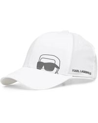 KARL LAGERFELD - K/Ikonik Baseball Cap - Lyst