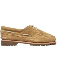 Timberland - Lace-Up Suede Boat Shoes - Lyst