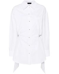 Mugler - チェーンディテール シャツドレス - Lyst