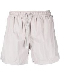 Fedeli - Drawstring-Waist Swim Shorts - Lyst