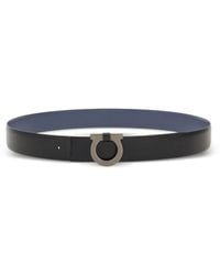 Ferragamo - Reversible And Adjustable Leather Belt - Lyst
