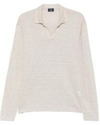 Barba Napoli - Long-Sleeve Polo-Collar T-Shirt - Lyst