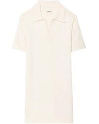 Zadig & Voltaire - Cable-Knit Polo Dress - Lyst