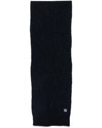 Stone Island - Logo-Patch Ribbed-Knit Scarf - Lyst