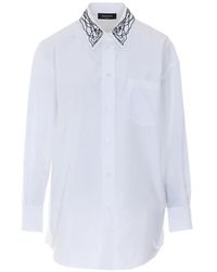 Fabiana Filippi - Bead-Embellished Cotton Shirt - Lyst