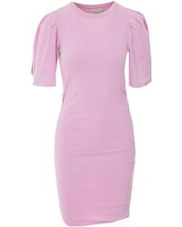 Isabel Marant - Robe Mi-Longue Mylda À Manches Bouffantes - Lyst