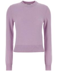 Jil Sander - Crew-Neck Wool Sweater - Lyst