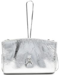 Patrizia Pepe - Laminated Leather Clutch Bags - Lyst