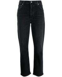 Agolde - Riley Long High-rise Jeans - Lyst