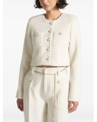 Manière De Voir - Kurze Celine Jacke mit Perlen - Lyst