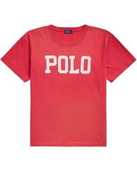 Ralph Lauren - Logo Cotton T-Shirt - Lyst