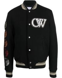 Off-White c/o Virgil Abloh - Cryst Moon Phase ウールバーシティジャケット - Lyst
