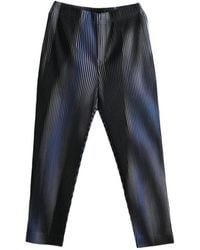 Homme Plissé Issey Miyake - Blend Of Lights Pleated Straight-Leg Trousers - Lyst