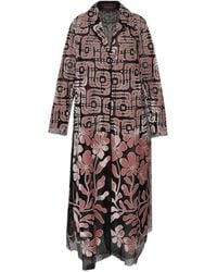 Biyan - Tulle Velvet Coat - Lyst