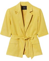 Twinset - Blazer Ceinturé À Manches Courtes - Lyst