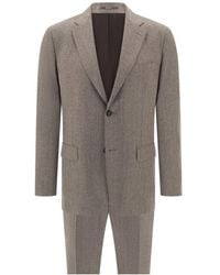 BOGGI - Suit Pure Wool Flannel Herringbone - Lyst