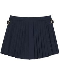 Sandro - Buckle Accent Pleated Skort - Lyst