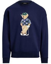 Ralph Lauren - Bear-Print Sweatshirt - Lyst