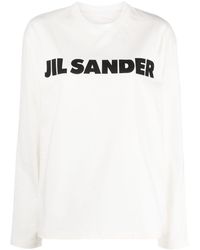 Jil Sander - Logo-print Sweatshirt - Lyst