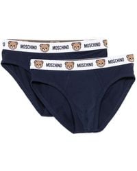 Moschino - Pack de dos calzoncillos con logo - Lyst