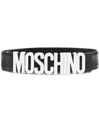 Moschino - モスキーノ ロゴバックル ベルト - Lyst