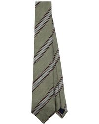 Paul Smith - Striped Linen-blend Tie - Lyst