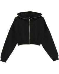 Entire studios - Hoodie Zippé À Coupe Crop - Lyst
