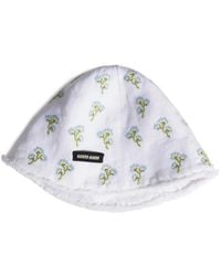 Miu Miu - Embroidered Beanie Cap - Lyst
