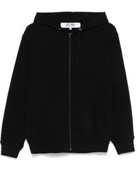 COMME DES GARÇONS PLAY - Signature Heart-Patch Hoodie - Lyst